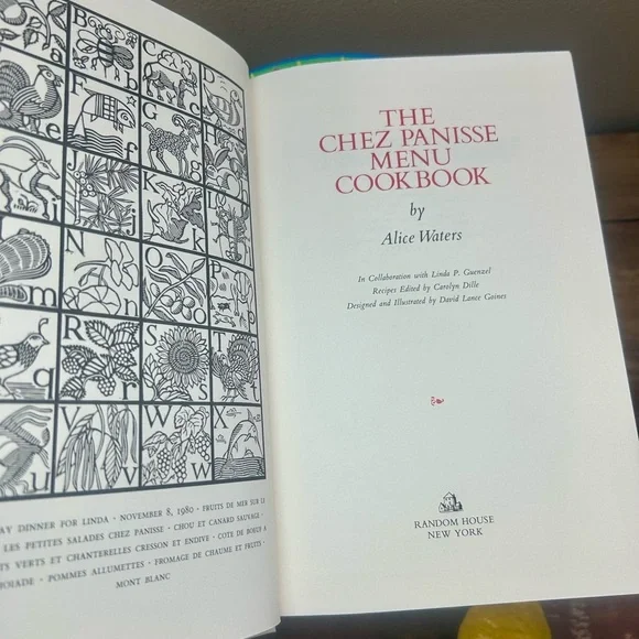 Chez Panisse Menu Cookbook Copyright 1982 by Alice L. Waters - Picture 4 of 10